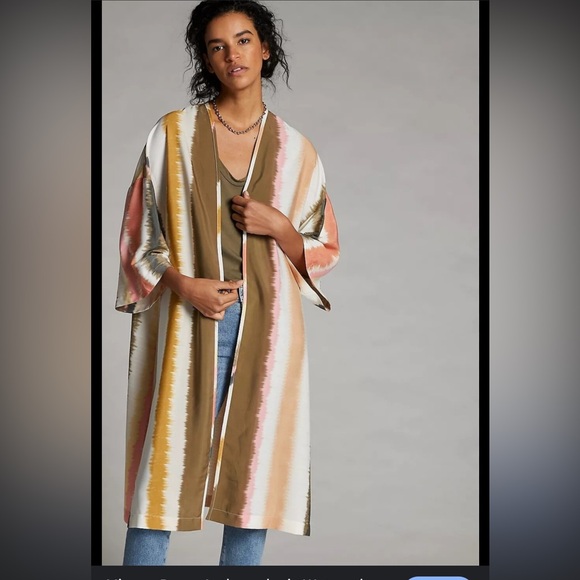 Mignon Doo X Anthropologie kimono OS - Picture 1 of 9
